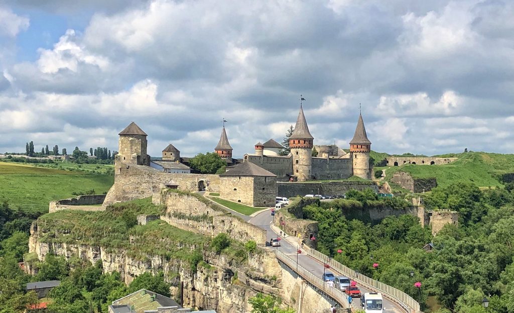 Старая крепость XIV века в Каменец-Подольске 